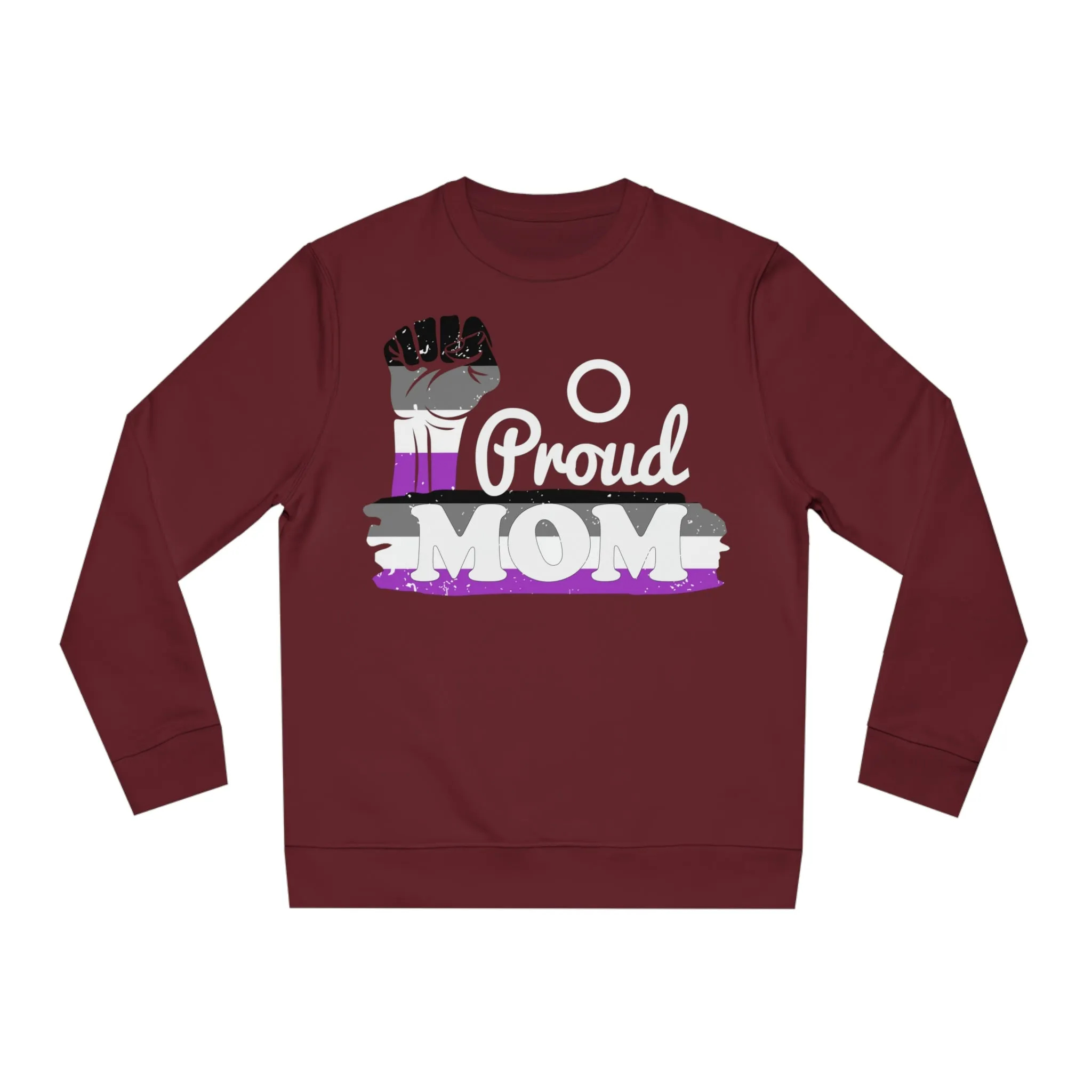Asexual Pride Flag Sweatshirt Unisex Size - Proud Mom