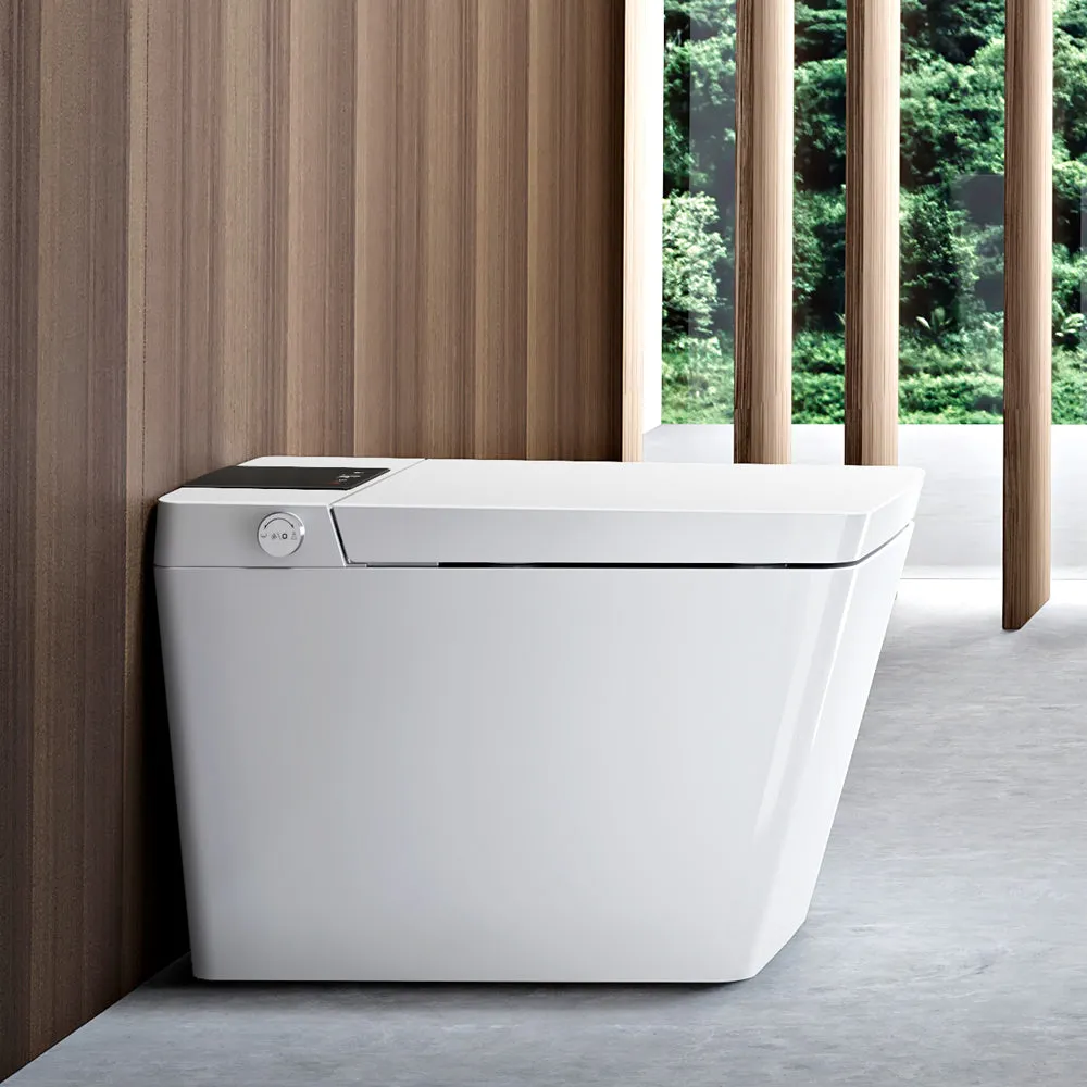 AVINDI| Smart One-Piece Toilet Square Shape Luxury Resort Style Floor Mounted Remote Control Smart Toilet