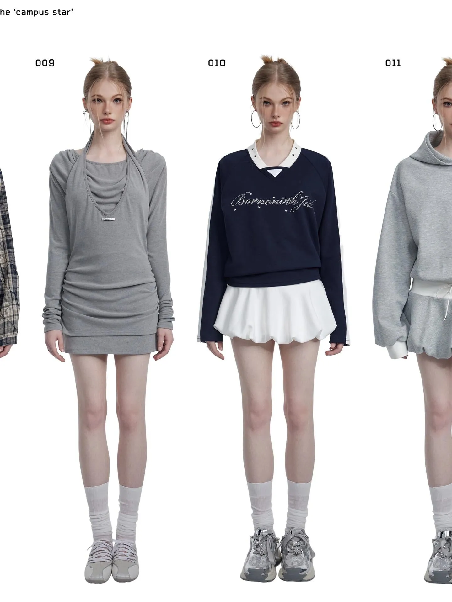 [Customizable] Back to school girl hoodie dress