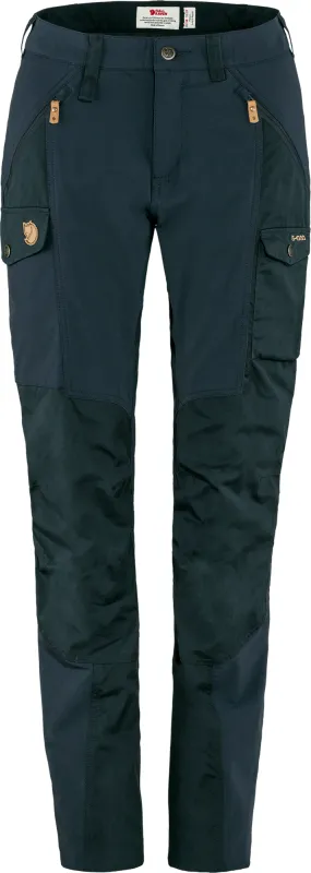 Fjällräven Women&#x27;s Nikka Trousers Curved Dark Navy | Buy Fjällräven Women&#x27;s Nikka Trousers Curved Dark Navy here | Outnorth