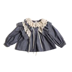 GAEL RUFFLED COLLAR BLOUSE