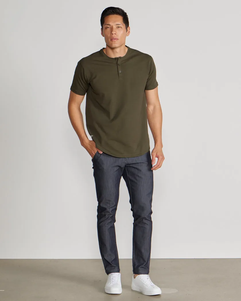 Henley Drop-Cut: LUX <!-- Size XXL -->