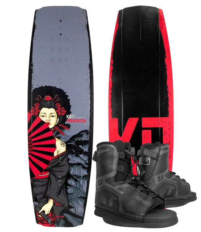 KD Maverick Junior Wakeboard Package with Unix Boots (2025)