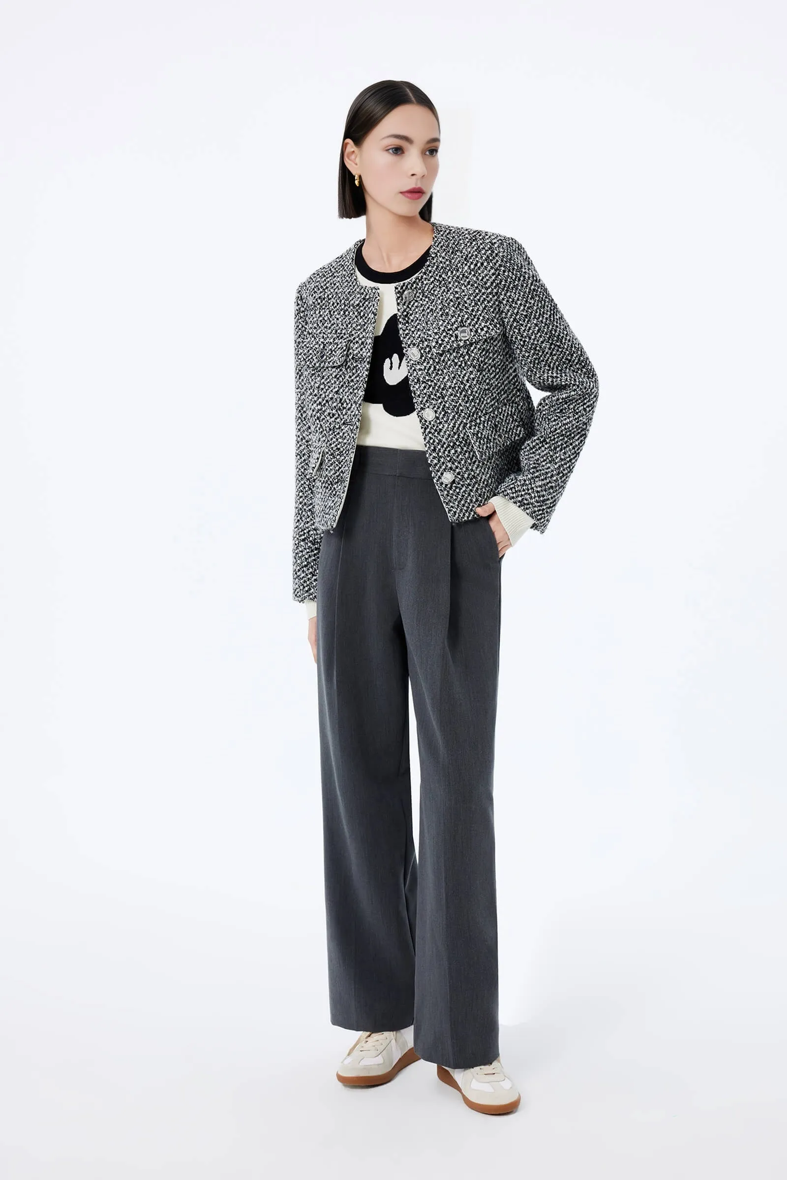 LILY Commuter Straight-Leg Casual Pants