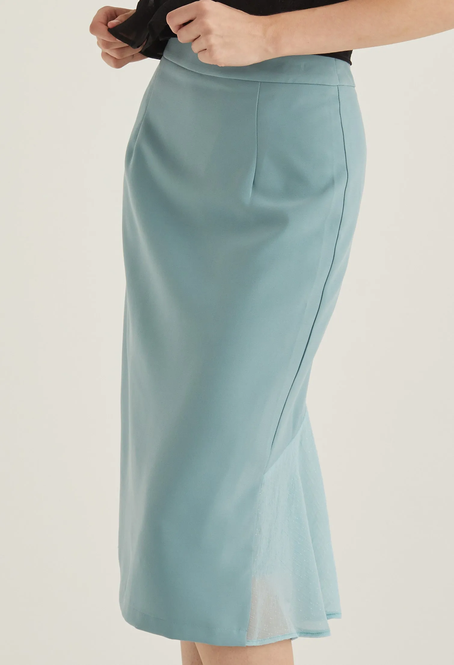 Office High Waist Midi Pencil Skirt