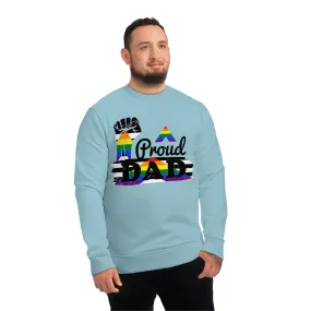Straight Ally Pride Flag Sweatshirt Unisex Size - Proud Dad
