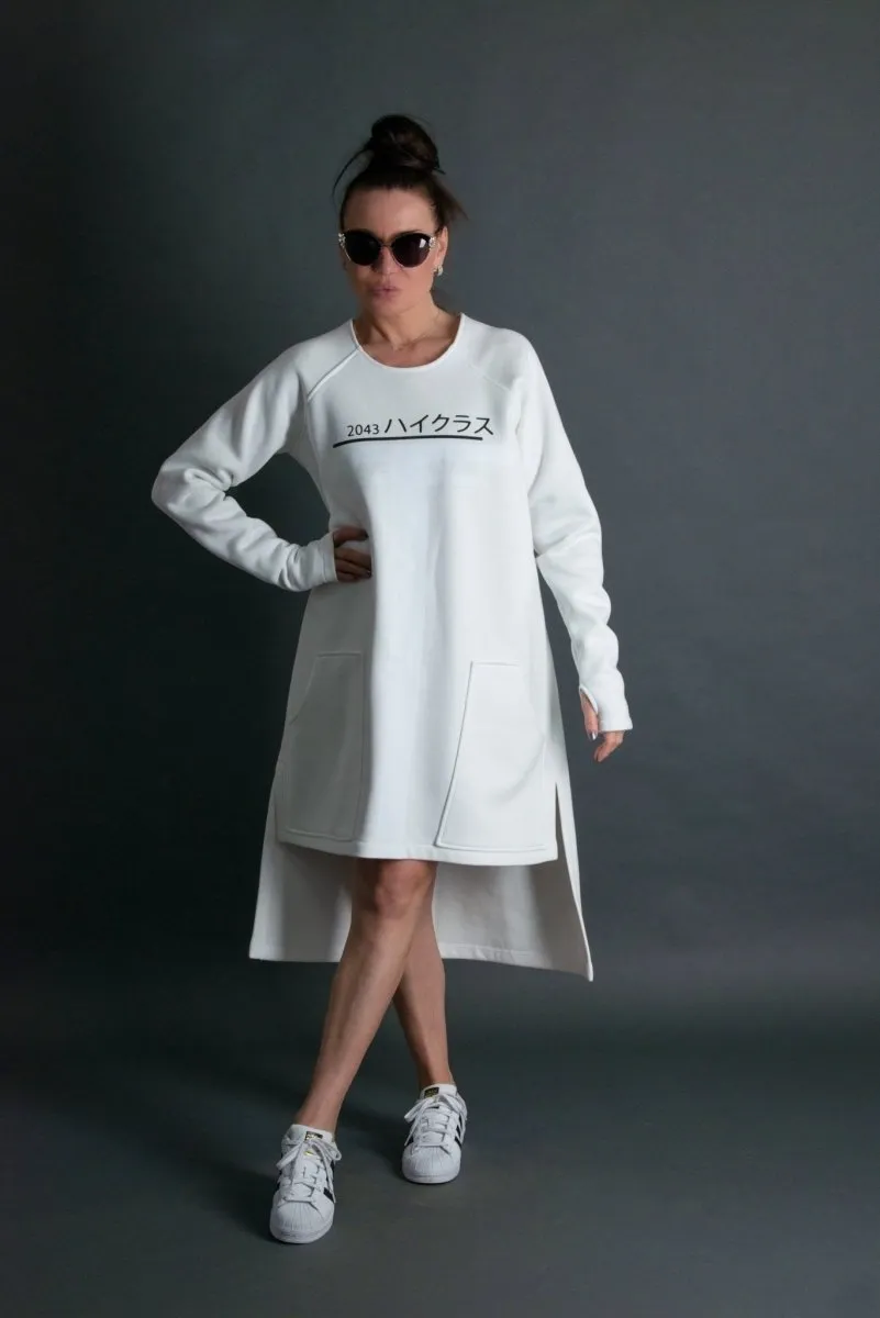 Woman Sweatshirt Dress IZABEL
